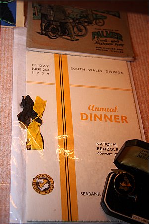 NATIONAL ANNUAL DINNER MENU 1939 - click to enlarge